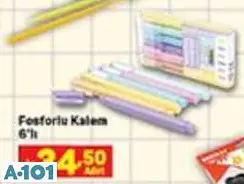 FOSFORLU KALEM 6'LI FOSFORLU KALEM 6'LI
